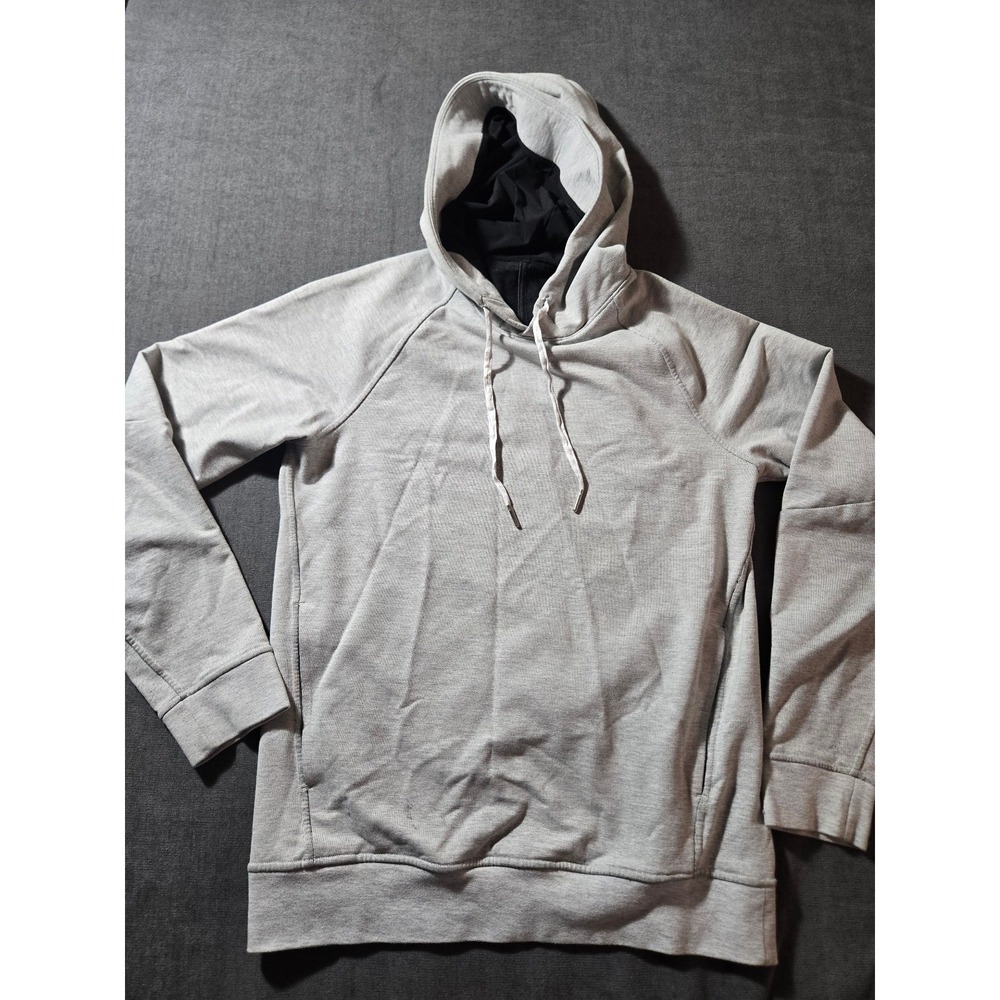 Luluelemon Hoodie Womens Small Gray Lined Pullover Gym Yoga Workout City